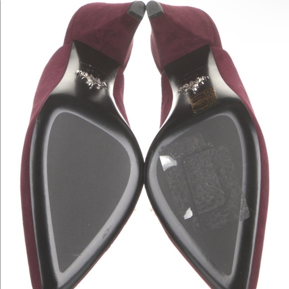 NEW PRADA SUEDE MULE  AUTHENTIC - Picture 2 of 6